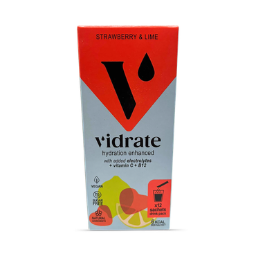 Review of Vidrate Hydration Strawberry & Lime 12 Sachets