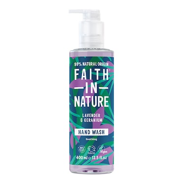 Faith in Nature Lavender & Geranium Hand Wash 400ml image 1