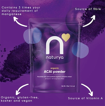Naturya Organic Acai Powder 125g image 5