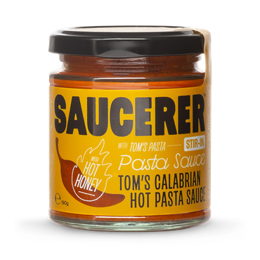 Review of Saucerer Gourmet Pasta Sauce - Tom's Hot Honey Calabrian Pasta sauce 190g