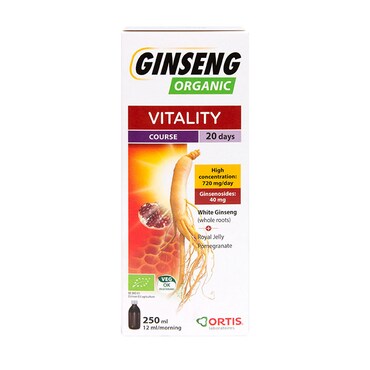 Ortis Organic Ginseng Imperial Dynasty Tonic 250ml