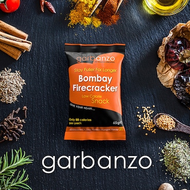 Garbanzo Dry Roasted Chickpeas Bombay Fire Cracker 65g image 2