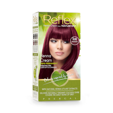 Naturtint Reflex Semi-Permanent Henna Cream Hair Colour 5.62 (Mahogany)