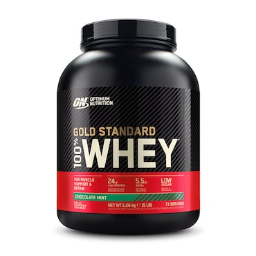 Optimum Nutrition Gold Standard 100% Whey Protein Chocolate Mint 2.26kg image 1
