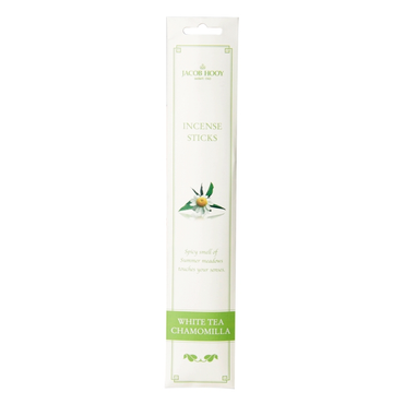 Review of Jacob Hooy Incense Sticks White Tea Chamomilla 24 Sticks