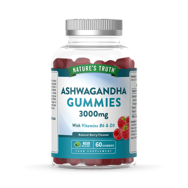 Review of Ashwagandha 3000mg - Raspberry Flavour - 60 Vegan Gummies