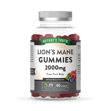 Review of Nature's Truth Lion's Mane 2000mg - 60 Vegan Gummies - Berry Flavour