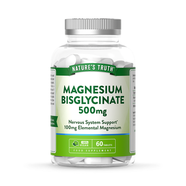 Review of Nature's Truth Magnesium Bisglycinate 500mg - 60 Tablets 60 Tablets