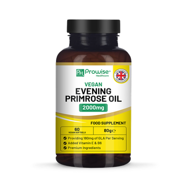 Review of Prowise Healthcare Vegan Evening Primrose Oil 2000mg Added with Vitamin E & B6 60 Softgels