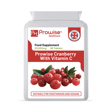 Review of Prowise Healthcare Cranberry Double Strength 20,000mg 90 Tablets With Added Vitamin C