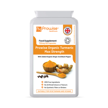 Review of Prowise Healthcare Organic Turmeric Curcumin, Ginger with Black Pepper 720mg - 120 Vegan & Vegetarian Capsules