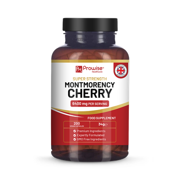 Review of Prowise Healthcare Montmorency Cherry 6400mg - 200 Tart Cherry Capsules