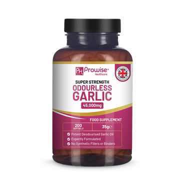 Review of Prowise Healthcare Premium Odourless Garlic Capsules – High Strength 45,000mg – 200 Softgels
