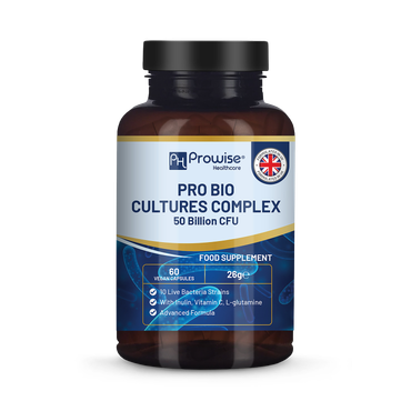 Review of Prowise Healthcare Pro Bio Cultures Complex Probiotics and Prebiotics 50 billion CFU 60 Capsules