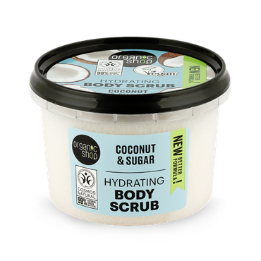 Review of Organic Shop Hydrating Body Scrub Coconut & Sugar 250ml