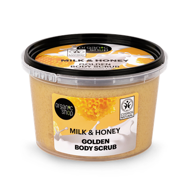 Review of Organic Shop Milk & Honey Golden Body Scrub 250ml