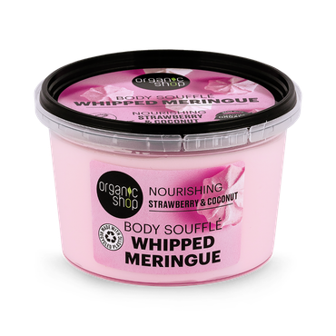 Review of Organic Shop Whipped Meringue Body Souffle Nourishing Strawberry & Coconut 250ml