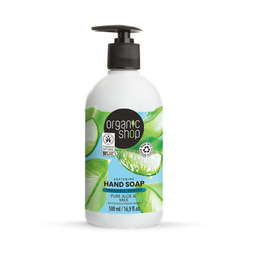 Review of Organic Shop Softening Hand Soap Aloe & Milk 500ml