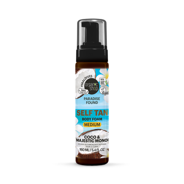 Review of Organic Shop Paradise Found MEDIUM Self Tan Body Foam with Coco & Majestic Monoi 160ml