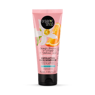 Review of Organic Shop Orange Blossom Instant Smoothness Exfoliating Face Gommage 75ml
