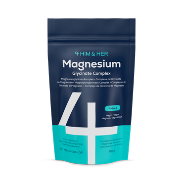 Review of 4 HIM & HER - Magnesium Glycinate 3-in-1 Complex | Magnesium Citrate & Magnesium Malate |  90 Capsules