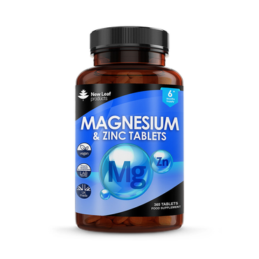 Review of New Leaf Products Magnesium & Zinc Tablets 365 Tablets