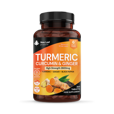 Review of New Leaf Products Turmeric, Curcumin & Ginger 365 Tablets