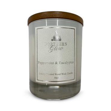 Review of Scented Wood Wick Candle - Peppermint & Eucalyptus