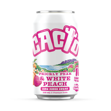 Review of Cacto - Low Sugar Soda Pricly Pear & Peach 330 ml