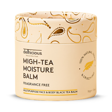 Review of Delhicious Migh-Tea Moisture Skin Recovery Balm - Fragrance Free 50g