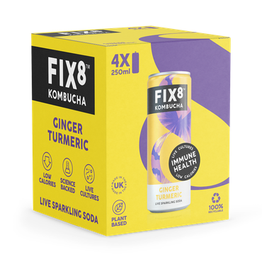 Review of Fix8 Kombucha Turmeric & Ginger 4 x 250 ml