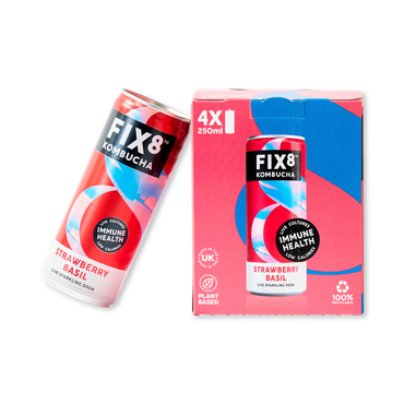 Review of Fix8 Kombucha Strawberry Basil 4x 250ml