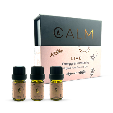 Review of B Calm Energy & Immunity Essential Oil Set – Eucalyptus, Lemon & Peppermint 5ml x 3 – Live Calm