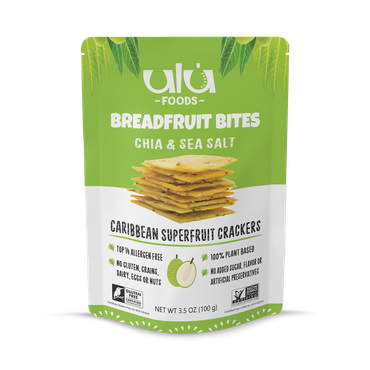 Review of Ulu Foods Breadfruit Bites Chia & Sea Salt Crackers 100g