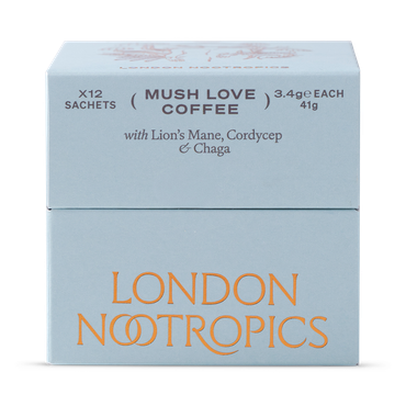 Review of London Nootropics Adaptogenic Mush Love Coffee 12 Sachets