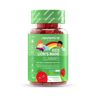 Review of Novomins Kids Lion's Mane Strawberry 30 Gummies