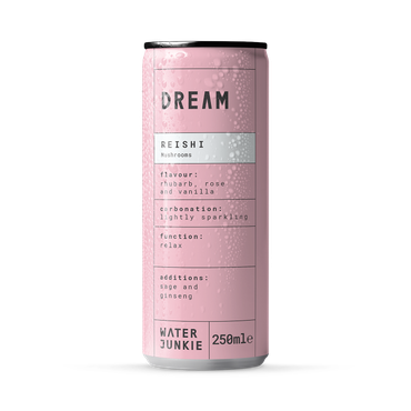 Review of Water Junkie Reishi Dream Rhub/rose/vanilla 250ml - Rhubarb/Rose and vanilla