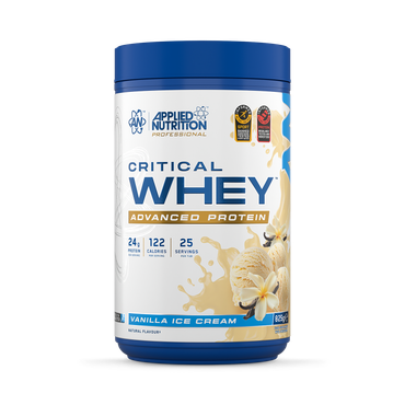 Review of Applied Nutrition Critical Whey Protein Powder Vanilla 825g