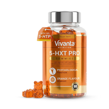 Review of 5HXT Pro Gummies 200mg - 5-HTP Supplement with Vitamin B6 - 90 Vegan Gummies (Orange Flavour)