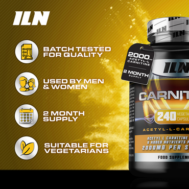 acetyl l carnitine for men Capsules - 2,000mg Carnitine plus 6 Nutrients - 240 Vegetarian Capsules glow serum Size:120ct 400mg Gel Caps L-Carnitine: What It Is,