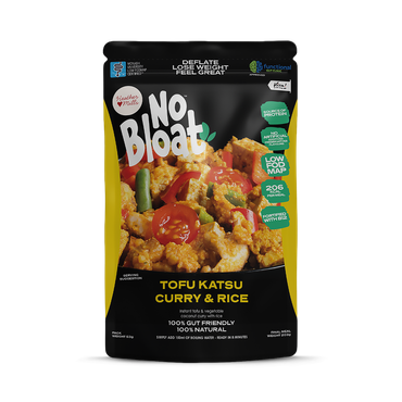 Review of No Bloat Tofu Katsu Curry & Rice 4 x 50g Pouches