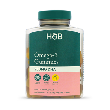 Review of Holland & Barrett Omega DHA Mango Flavour 60 Gummies