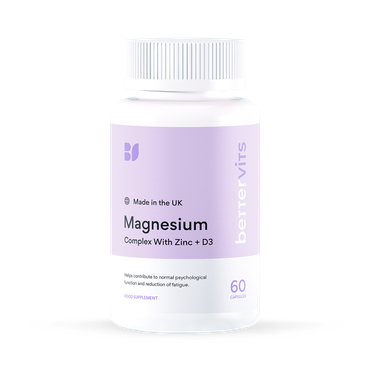 Review of Bettervits Magnesium Complex with Zinc & D3 60 Capsules