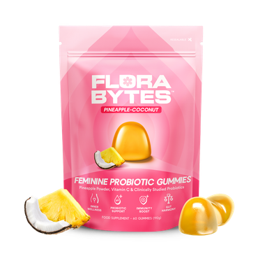 Review of Women's Feminine Probiotic Pineapple Flavour 60 Gummies - Flora Support Probiotic 60 Gummies