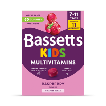 Review of Bassetts Kids Multivitamins 7-11 Raspberry 60 Gummies