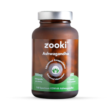 Review of Zooki Liposomal Ashwagandha KSM-66 500mg 60 Capsules