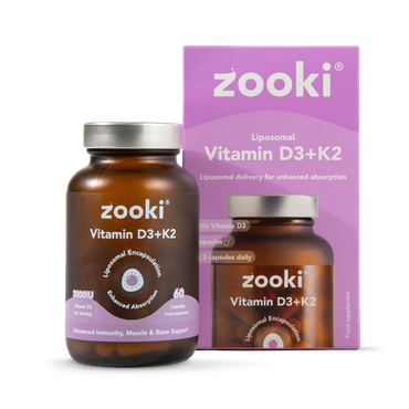 Review of Zooki Liposomal Vitamin D3+K2 3000iu Capsules - 30 Day Supply 75 mcg 60 Capsules