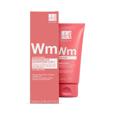 Review of Watermelon Superfood 2-in-1 Cleanser & Makeup Remover 100ml with Glycolic Acid, Salicylic Acid and Lactic Acid