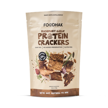 Review of Rosemary Garlic Protein Crackers