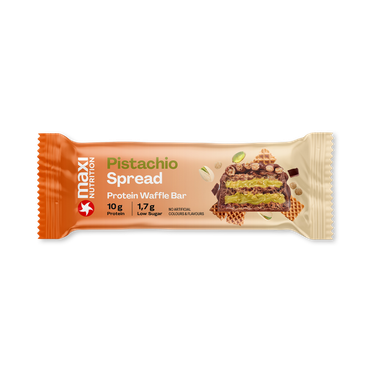 Review of Maxi Nutrition Protein Waffle Bar Pistachio Spread 39 g